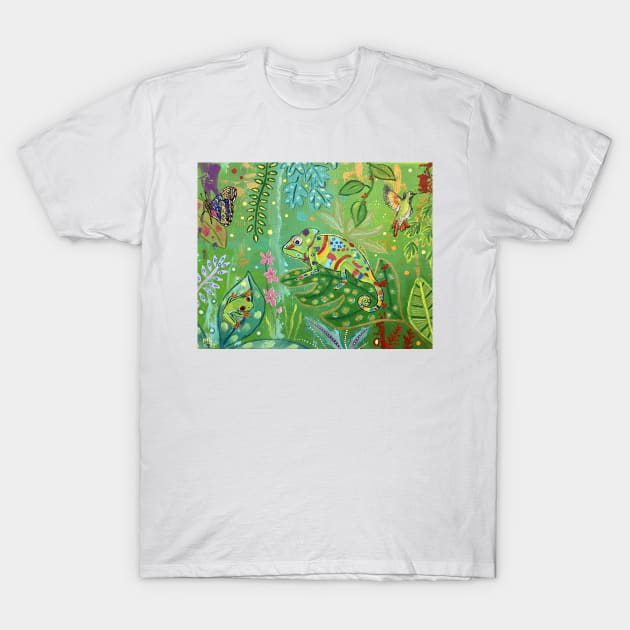 Rainforest Camouflage T-Shirt by MagaliModoux